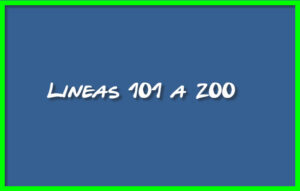 Líneas 101 a 200