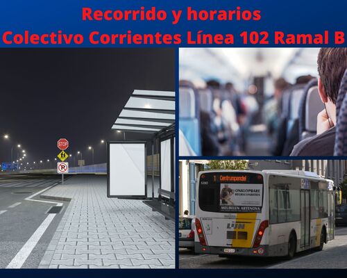 Colectivo Corrientes Línea 102 Ramal B