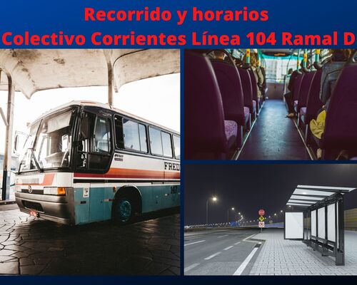 Colectivo Corrientes Línea 104 Ramal D