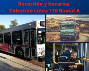 Colectivo Corrientes Línea 110 Ramal A